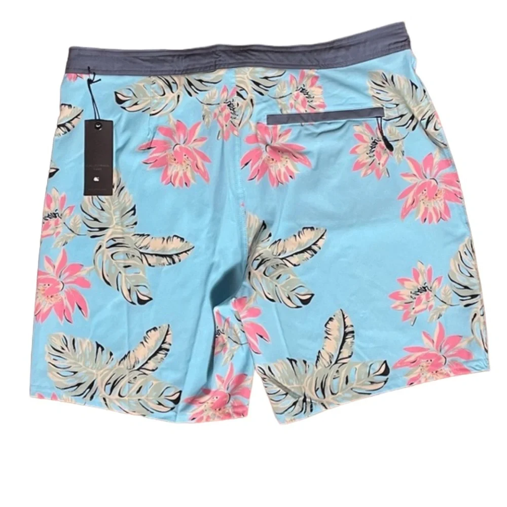 Ambig Tropical Print Board Shorts NWT